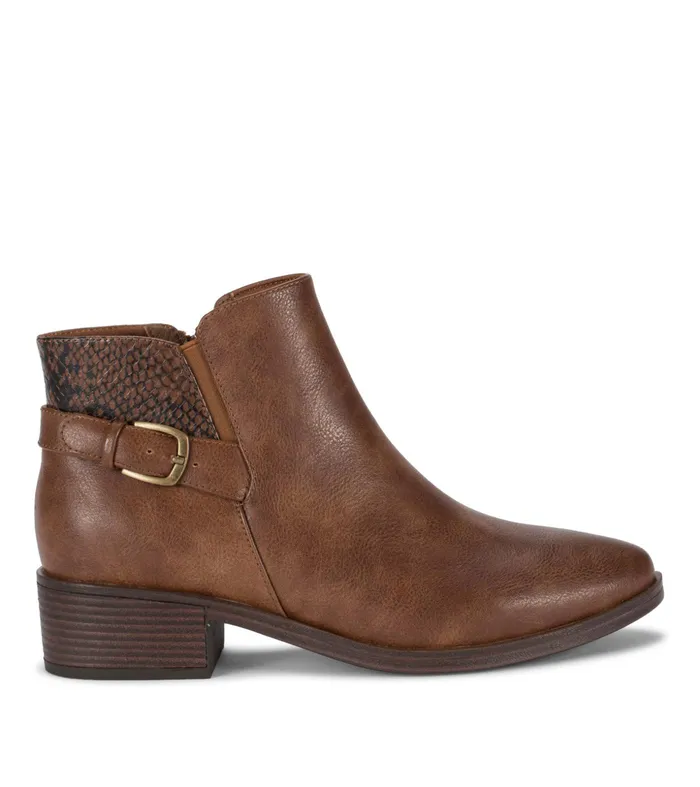 Women Baretraps Booties Marconi Bootie Brush Brown Snake