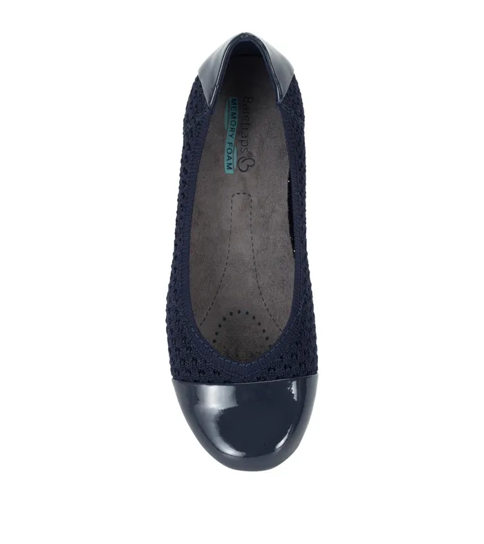Women Baretraps Flats and Loafers Mia Casual Flat Navy