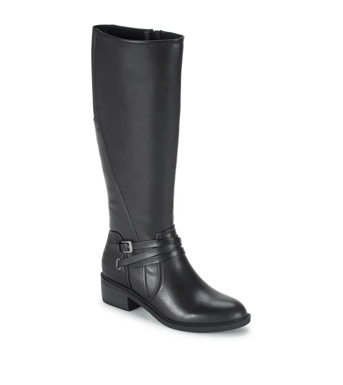 Women Baretraps Knee High Boots Stratford Riding Boot Black