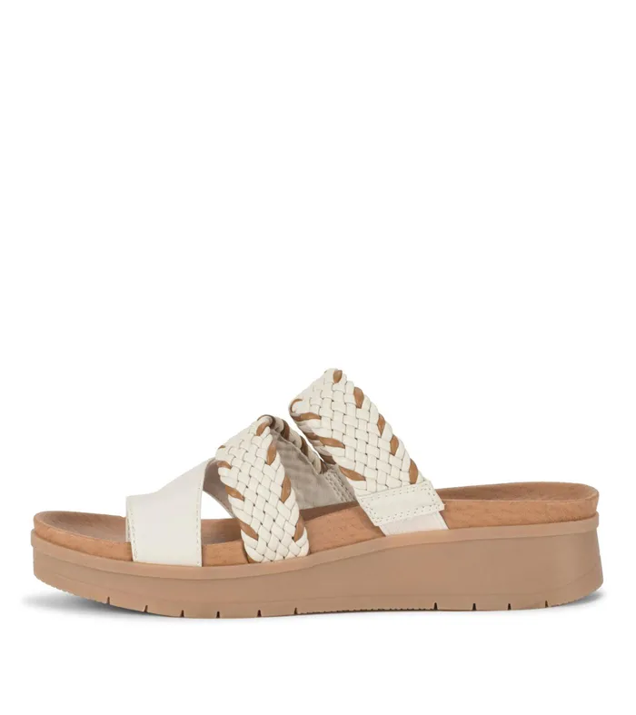 Women Baretraps Slides and Slip On Sandals Gwendalyn Slide Sandal Cream Multi