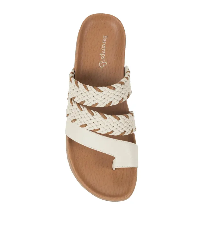 Women Baretraps Slides and Slip On Sandals Gwendalyn Slide Sandal Cream Multi