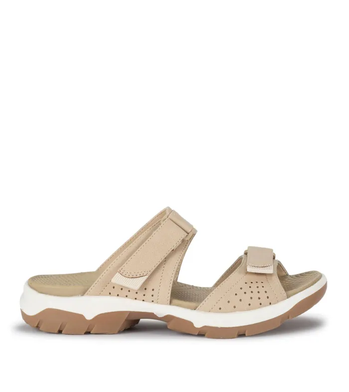 Women Baretraps Slides and Slip On Sandals Leella Slide Sandal Sand