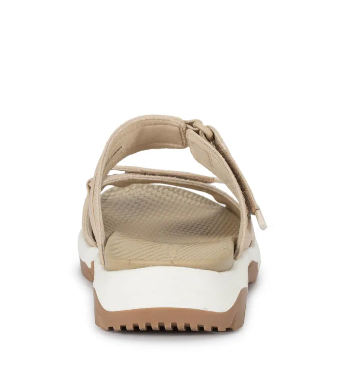 Women Baretraps Slides and Slip On Sandals Leella Slide Sandal Sand