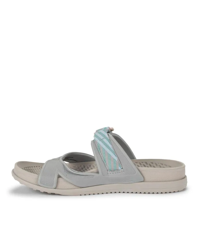 Women Baretraps Slides and Slip On Sandals Narlie Slide Sandal Light Grey