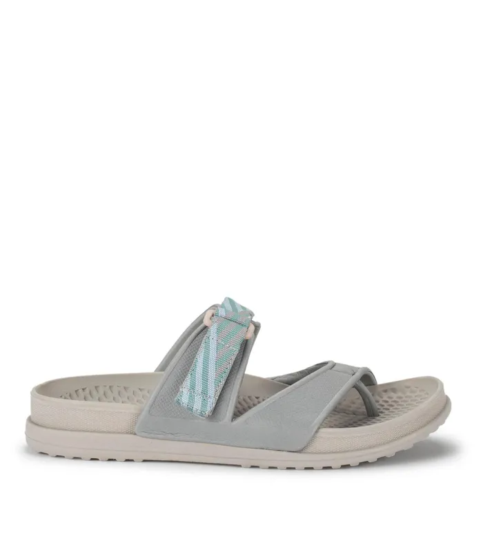 Women Baretraps Slides and Slip On Sandals Narlie Slide Sandal Light Grey