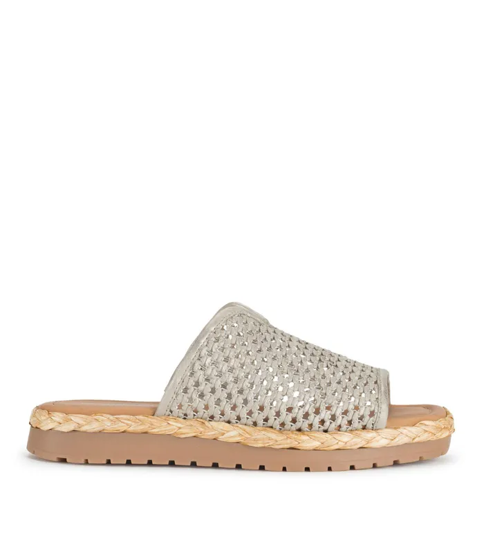 Women Baretraps Slides and Slip On Sandals Tasmine Slide Sandal Champagne