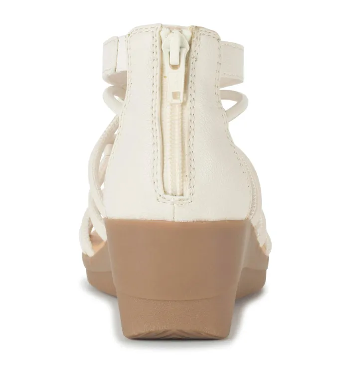 Women Baretraps Wedge Sandals Kitra Wedge Sandal Cream