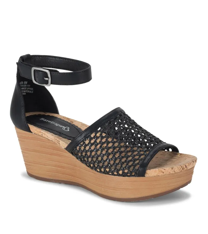 Women Baretraps Wedge Sandals Marta Wedge Sandal Black