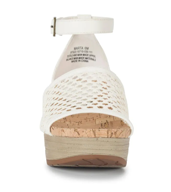 Women Baretraps Wedge Sandals Marta Wedge Sandal Cream