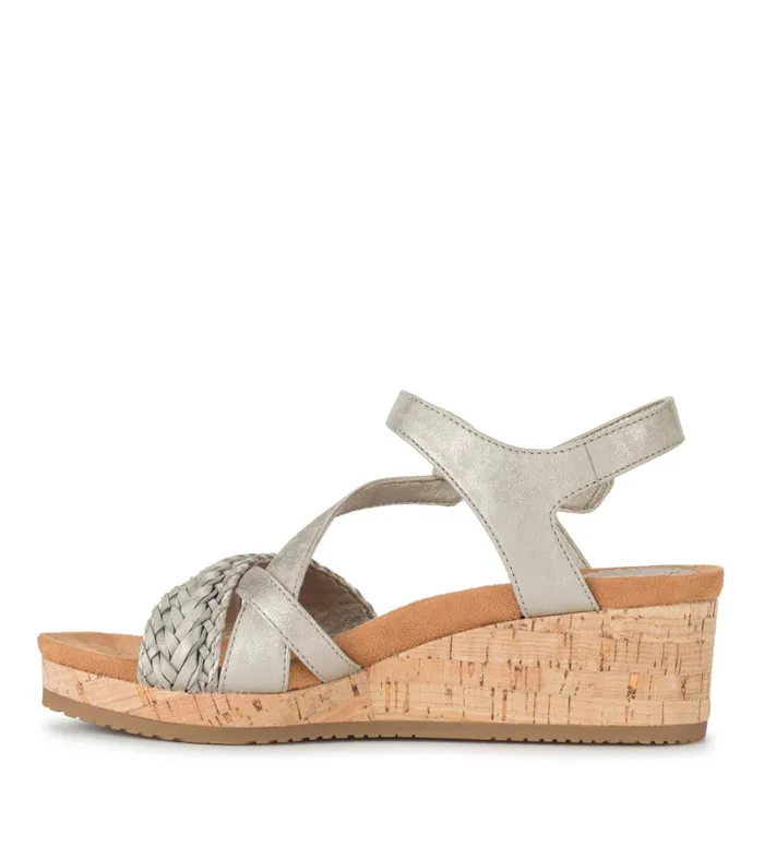 Women Baretraps Wedge Sandals Noella Wedge Sandal Champagne