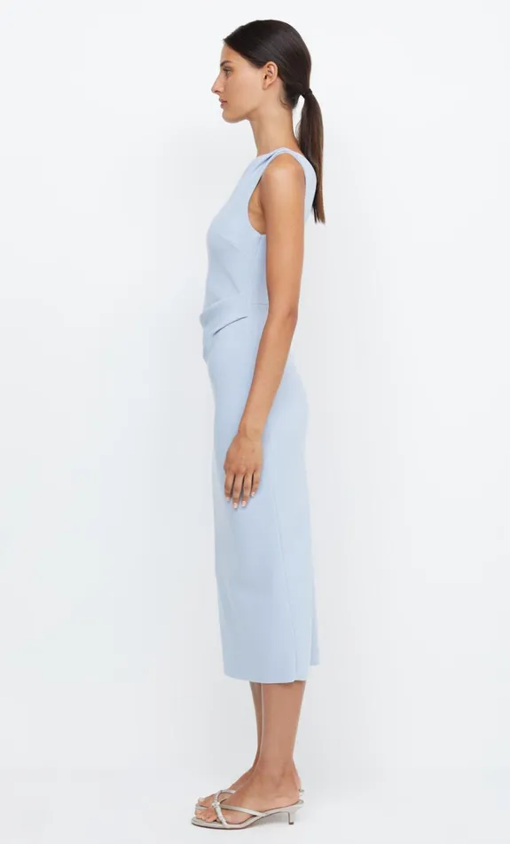 Women BE MINE ASYM DRESS 8211 DUSTY BLUE Bec Bridge Midi Dresses