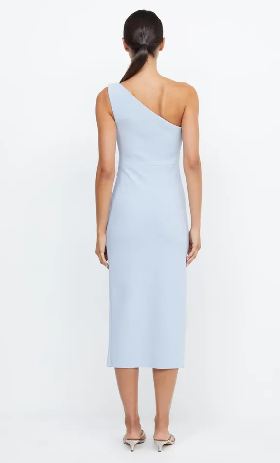 Women BE MINE ASYM DRESS 8211 DUSTY BLUE Bec Bridge Midi Dresses