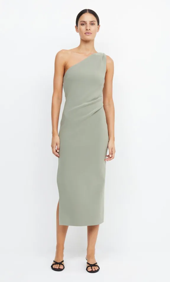 Women BE MINE ASYM DRESS 8211 SAGE Bec Bridge Bridesmaid Dresses