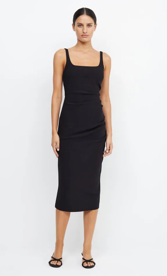 Women BE MINE SQUARE NECK DRESS 8211 BLACK Bec Bridge Bridesmaid Dresses