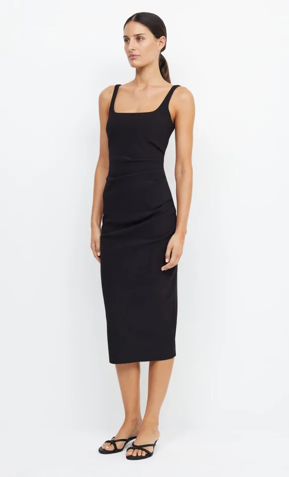 Women BE MINE SQUARE NECK DRESS 8211 BLACK Bec Bridge Bridesmaid Dresses