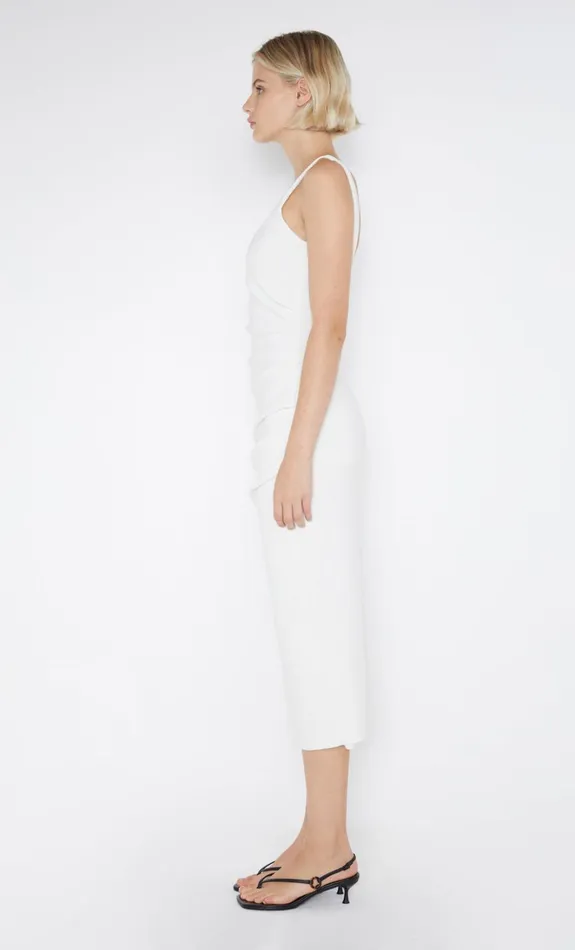 Women BE MINE SQUARE NECK DRESS 8211 IVORY Bec Bridge Midi Dresses
