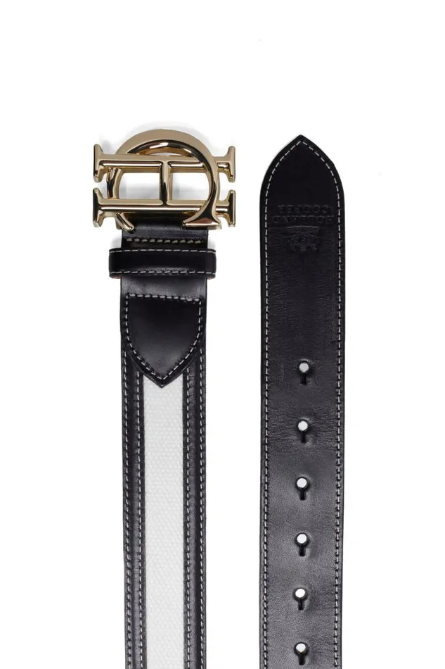 Women Belts Holland Cooper HC Classic Belt Black Canvas Women Belts Holland Cooper HC Classic Belt Black Canvas