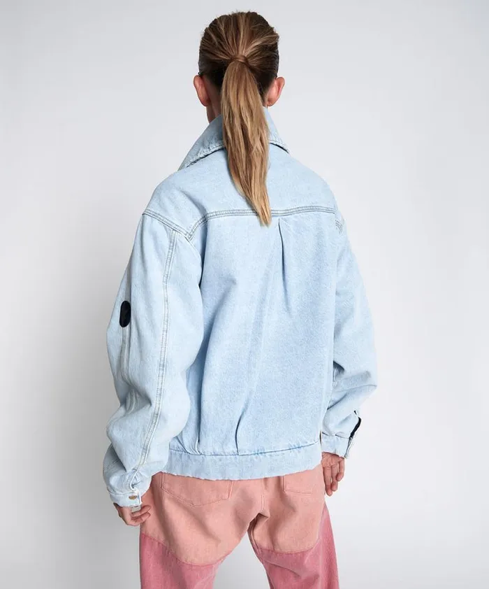 Women BEST BLUE DENIM PUFFA JACKET One Teaspoon Denim Jackets