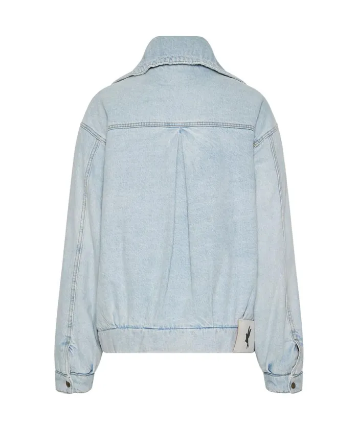 Women BEST BLUE DENIM PUFFA JACKET One Teaspoon Denim Jackets
