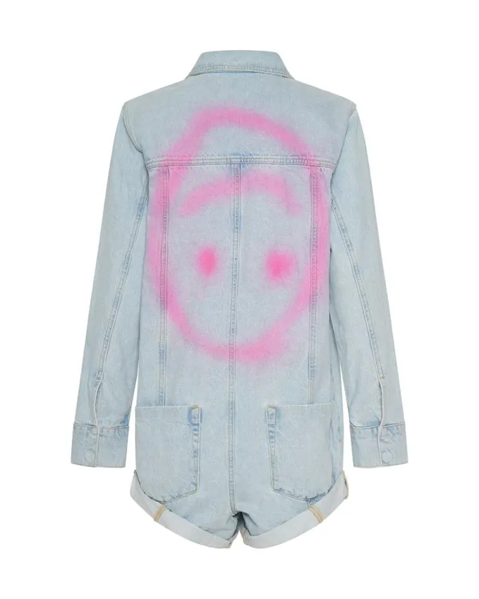Women BEST BLUE SMILEY CARGO PROPHECY JUMPSUIT One Teaspoon Denim Jumpsuits Women BEST BLUE SMILEY CARGO PROPHECY JUMPSUIT One Teaspoon Denim Jumpsuits
