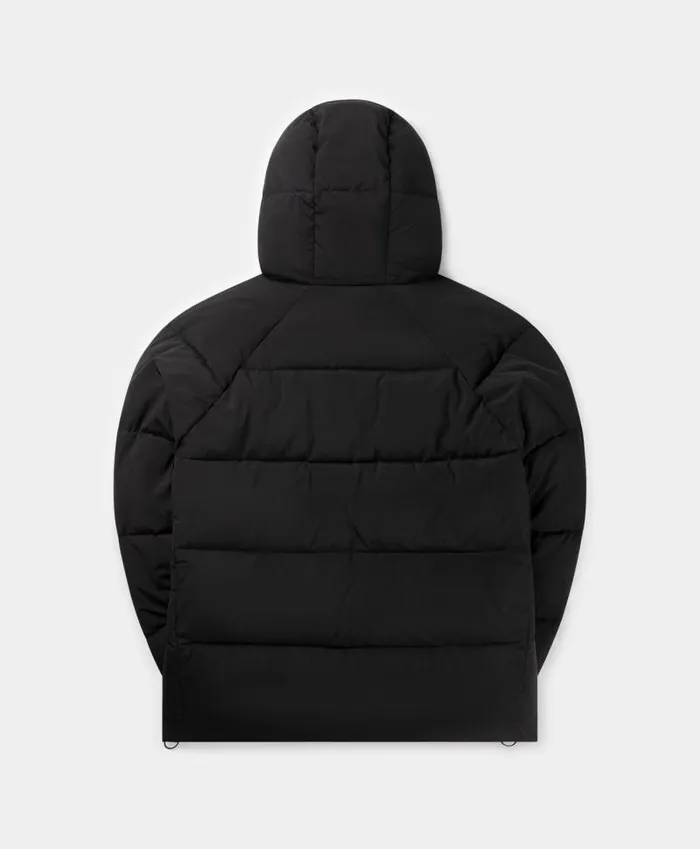 Women Black Relaxed Puffer Daily Paper Jackets