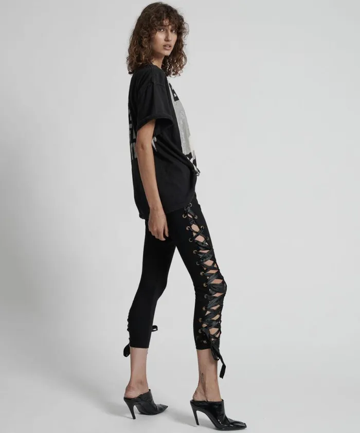 Women BLACK SWAN PANT One Teaspoon Bottoms Women BLACK SWAN PANT One Teaspoon Bottoms