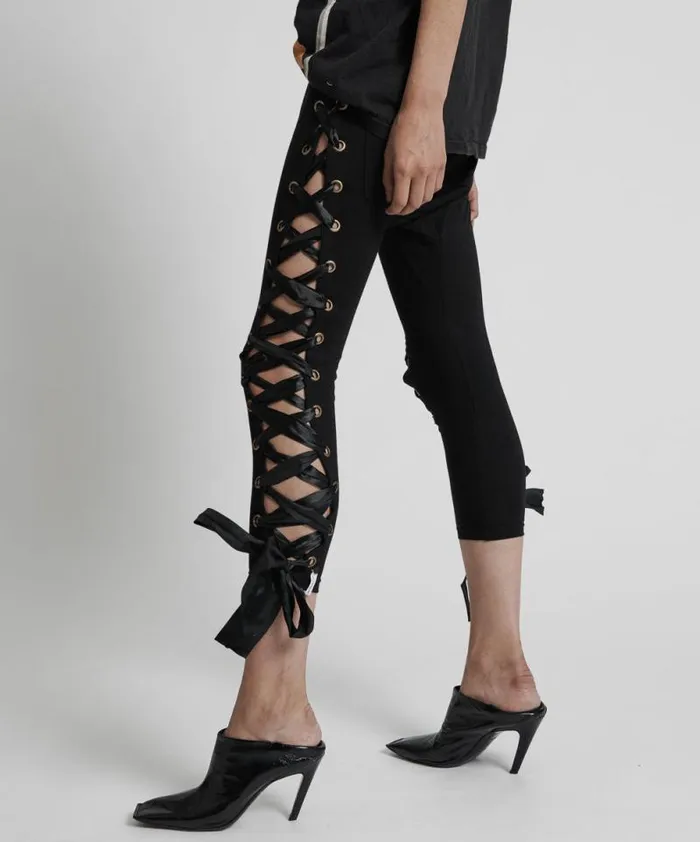 Women BLACK SWAN PANT One Teaspoon Bottoms Women BLACK SWAN PANT One Teaspoon Bottoms