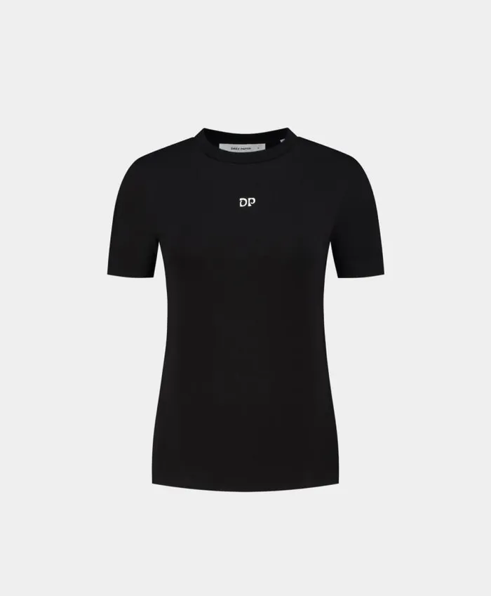 Women Black Unit Fitted TShirt Daily Paper TShirts