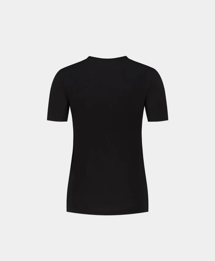 Women Black Unit Fitted TShirt Daily Paper TShirts