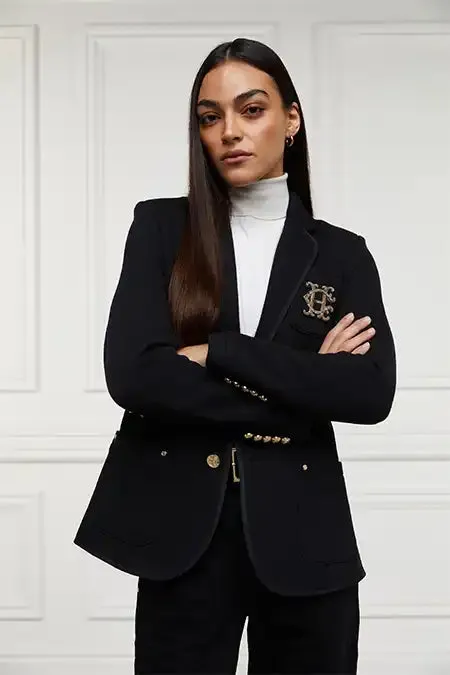 Women Blazers Holland Cooper Henley Blazer Black Black