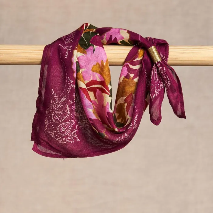 Women Blooming Bolero Bandana Bluebell Sundance Catalog Scarves and Gloves