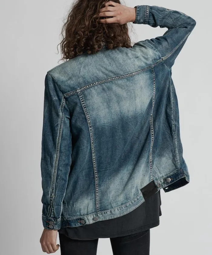 Women BLUE MAIDEN ALL STAR JACKET One Teaspoon Denim Jackets Women BLUE MAIDEN ALL STAR JACKET One Teaspoon Denim Jackets