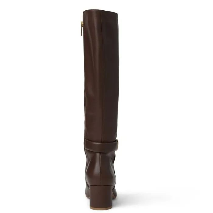 Women Boots Bruno Magli Victoria Tall Shafted Leather Boot Brown