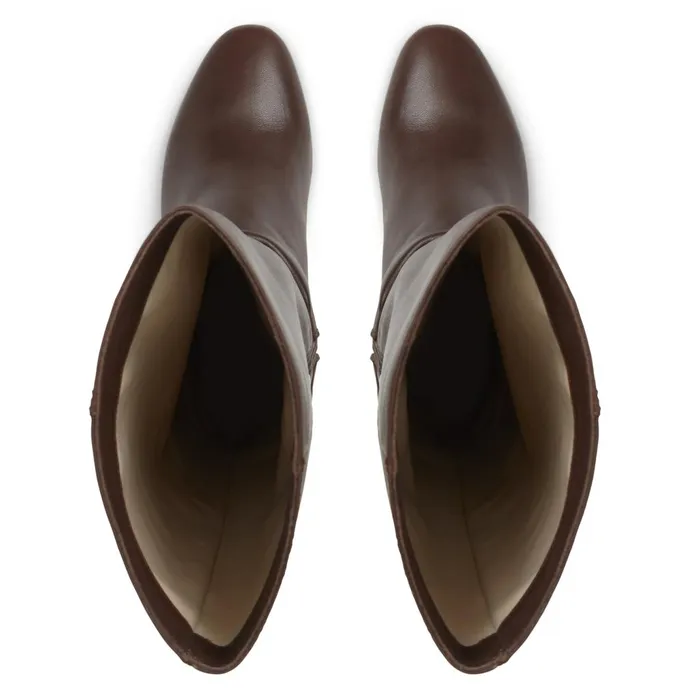 Women Boots Bruno Magli Victoria Tall Shafted Leather Boot Brown