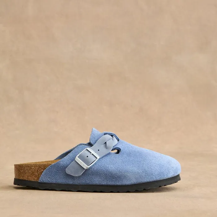 Women Boston Braided Clogs Mink Sundance Catalog Shoes
