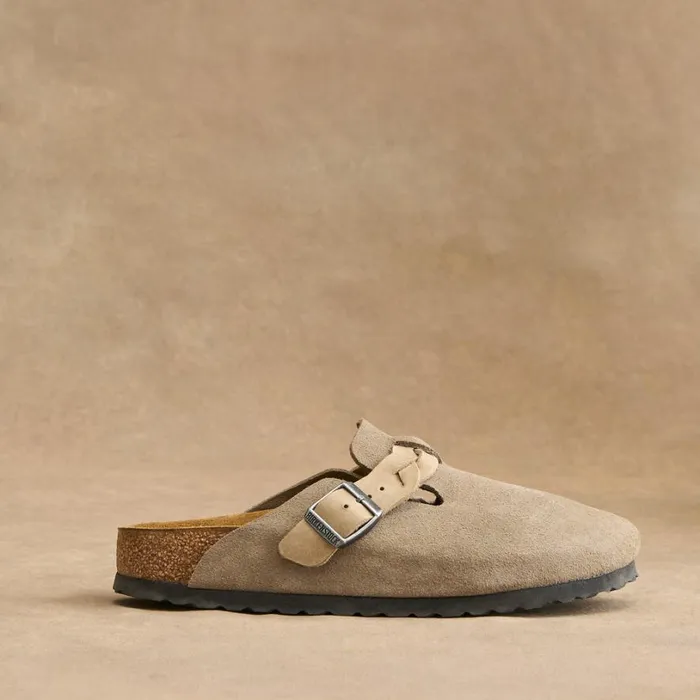 Women Boston Braided Clogs Mink Sundance Catalog Shoes