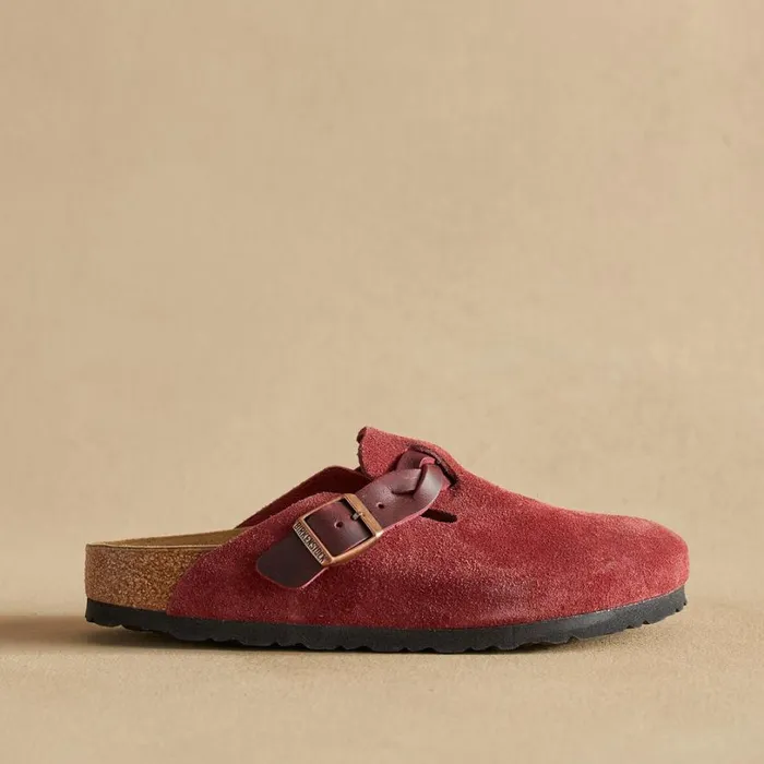 Women Boston Braided Clogs Mink Sundance Catalog Shoes