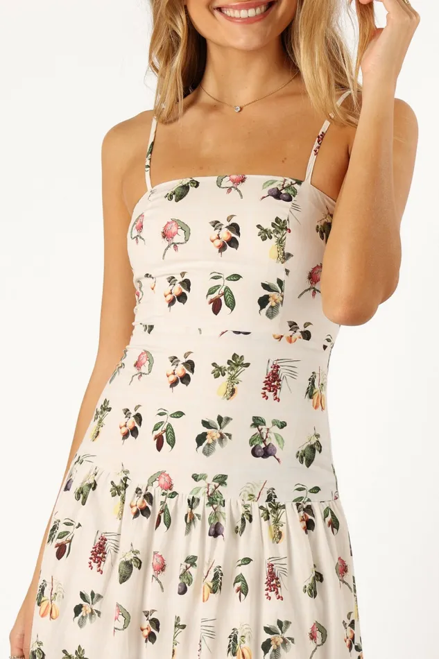 Women Botanique Midi Dress Floral Floral Dresses Petal and Pup