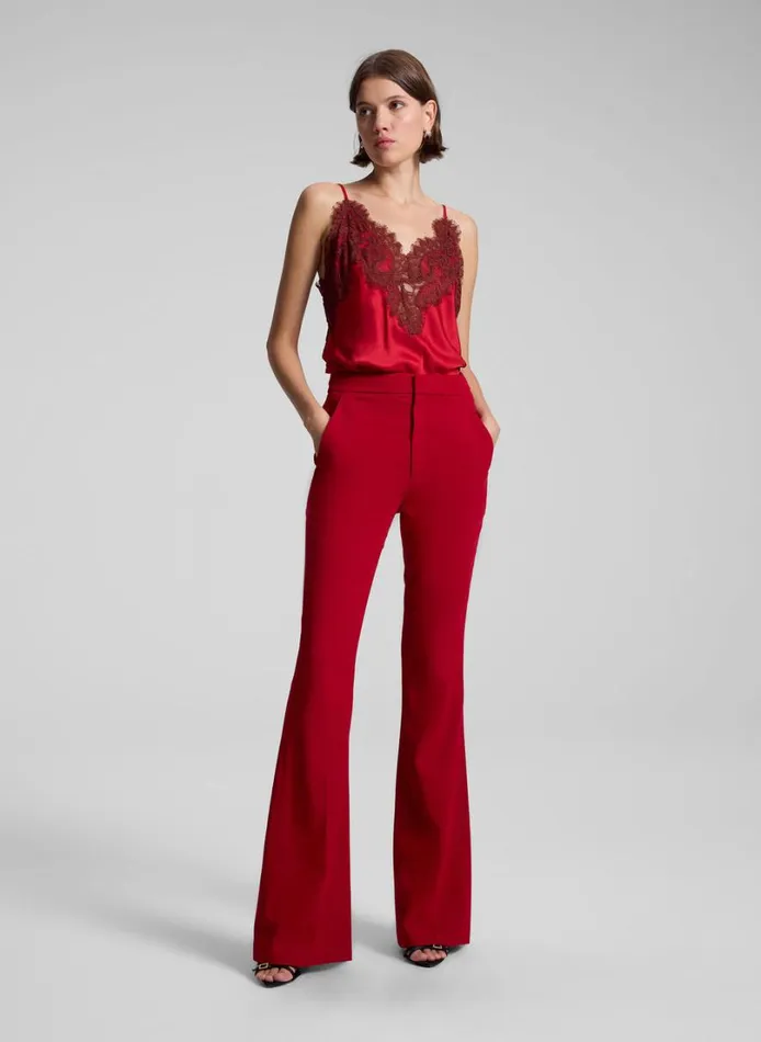 Women Bottoms ALC Sophie II Tailored Pant Really Red