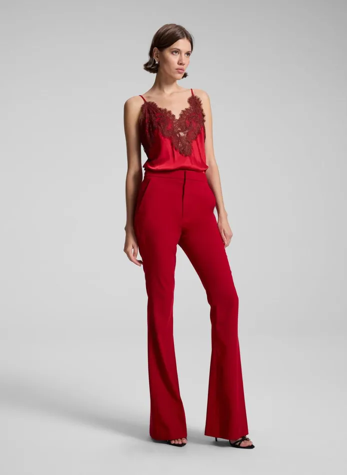 Women Bottoms ALC Sophie II Tailored Pant Really Red