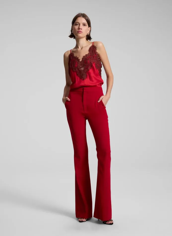 Women Bottoms ALC Sophie II Tailored Pant Really Red
