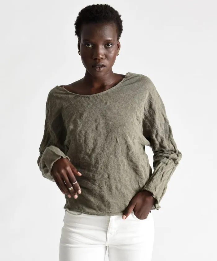 Women BRIGADE STEEL KNIT TOP One Teaspoon Tops