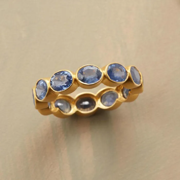 Women Bubble Bezel Sapphire Ring Sundance Catalog Rings