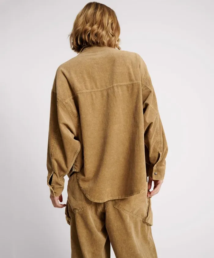 Women CAMEL CORDRUOY STUDDED DARIA SHACKET One Teaspoon Jackets Women CAMEL CORDRUOY STUDDED DARIA SHACKET One Teaspoon Jackets