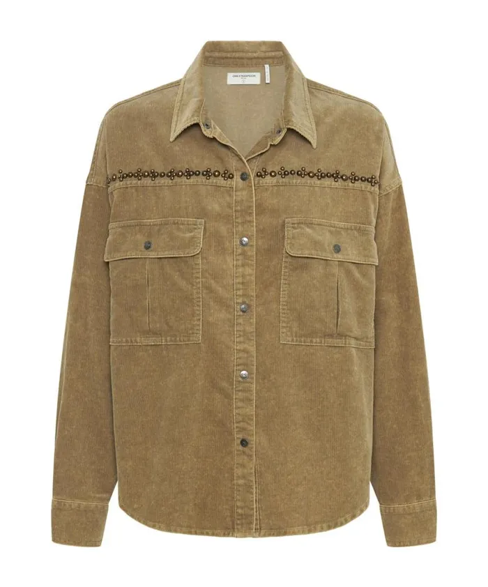 Women CAMEL CORDRUOY STUDDED DARIA SHACKET One Teaspoon Jackets Women CAMEL CORDRUOY STUDDED DARIA SHACKET One Teaspoon Jackets
