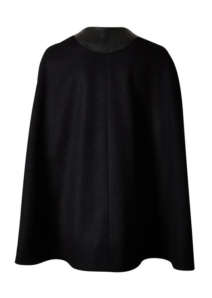 Women Capes Holland Cooper Slim Cape Soft Black