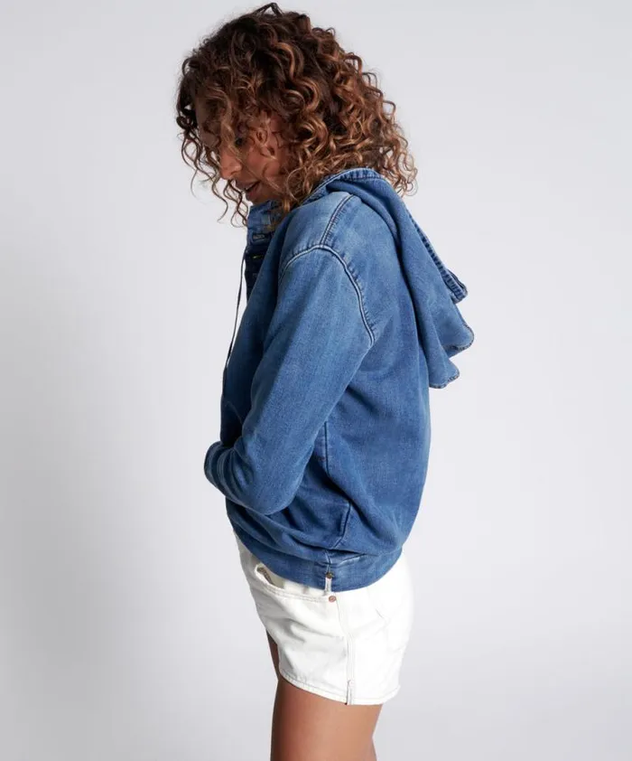 Women CAPTAIN HOODIE One Teaspoon Tops