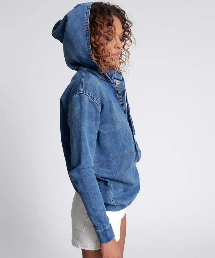 Women CAPTAIN HOODIE One Teaspoon Tops