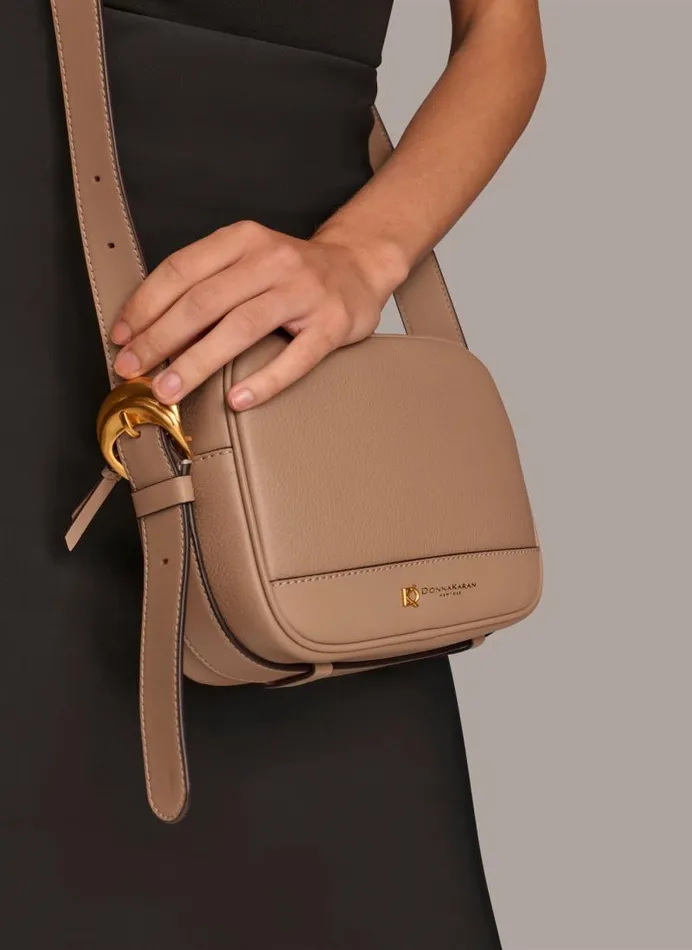 Women CEDARHURST CAMERA BAG Fawn Donna Karan New York Crossbodies And Satchels Women CEDARHURST CAMERA BAG Fawn Donna Karan New York Crossbodies And Satchels