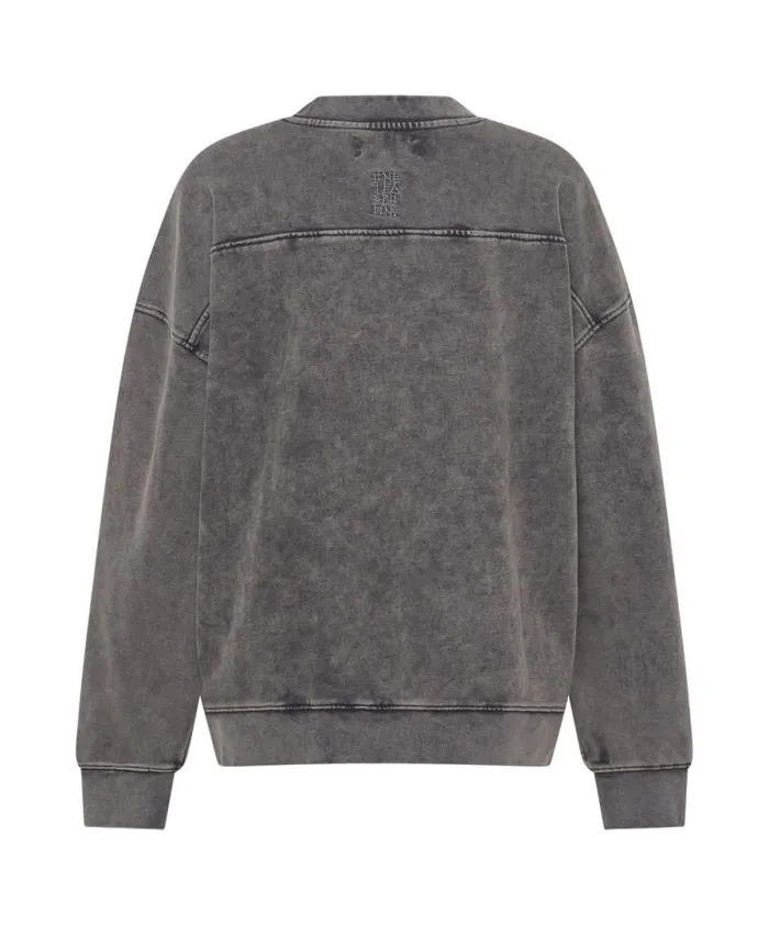 Women CHARCOAL BOWER BIRD RETRO SWEATER One Teaspoon Hoodies And Sweats Women CHARCOAL BOWER BIRD RETRO SWEATER One Teaspoon Hoodies And Sweats